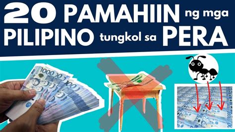 20 PAMAHIIN sa PERA ng mga PILIPINO .